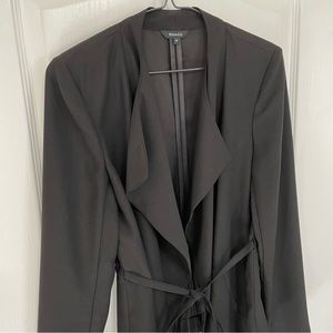 RW&CO. Black Blazer with Tie-Front